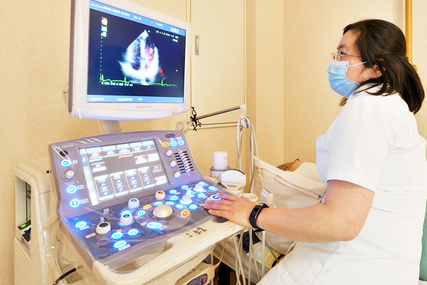 海老名ハートクリニックの心エコー・腹部エコー検査